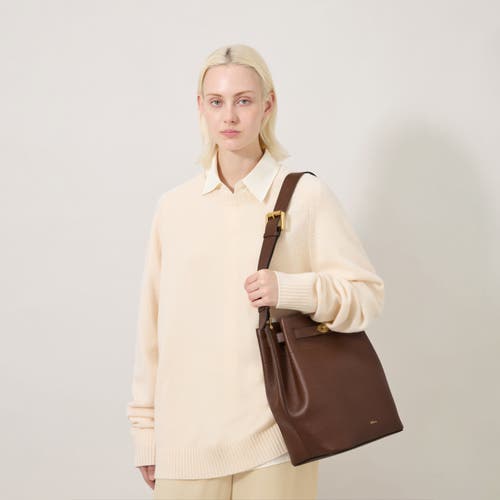 Mulberry Large Islington Bucket In Brown