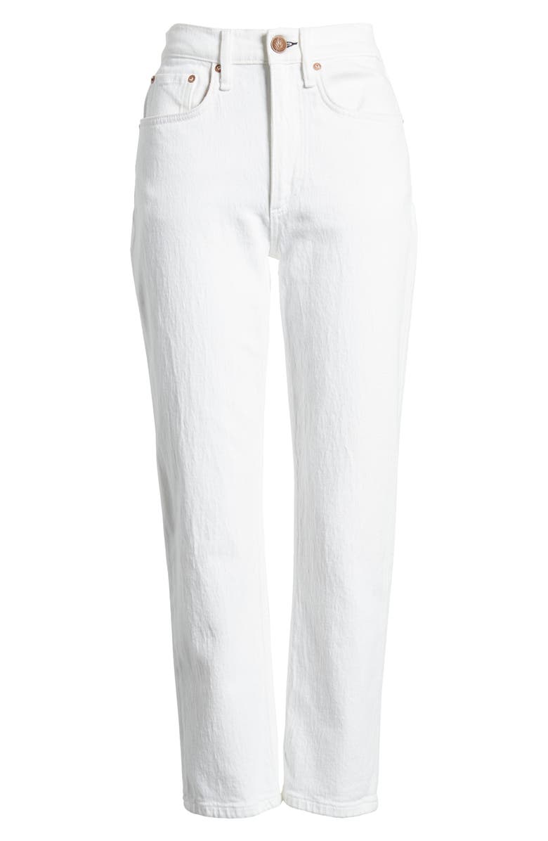 rag & bone Wren High Waist Ankle Slim Jeans, Alternate, color, 