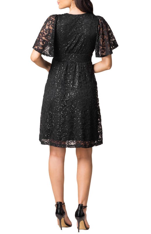 Starry Sequin Lace Cocktail Dress - image 2