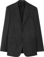 Burberry Wool Flannel Sloane Tailored Jacket