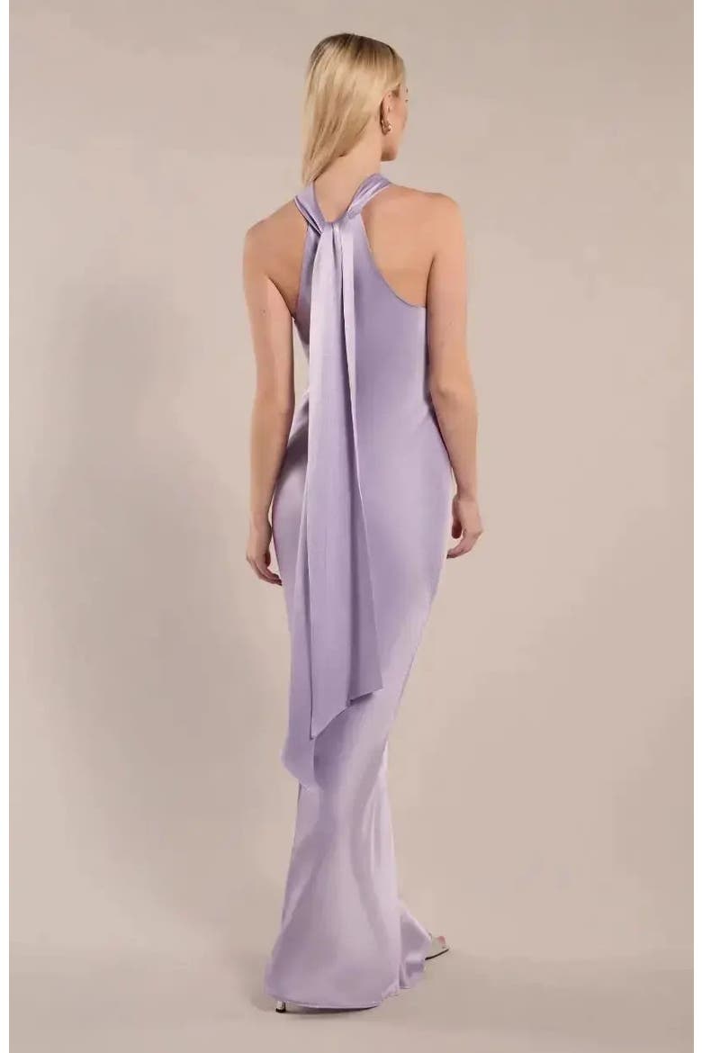 Roma Halter Neck Dress, Alternate, color, Lilac