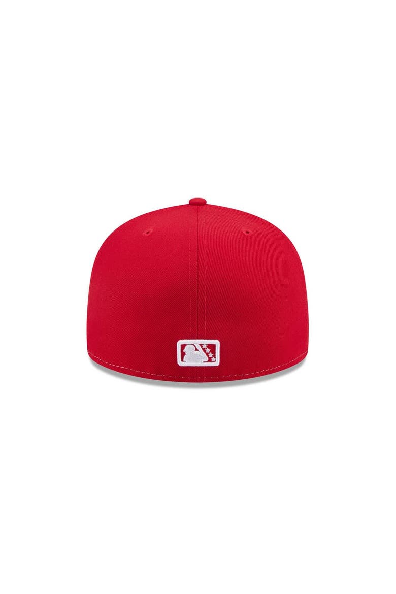 Men's New Era  Red Lehigh Valley IronPigs Theme Nights 59FIFTY Fitted Hat, Alternate, color, Red