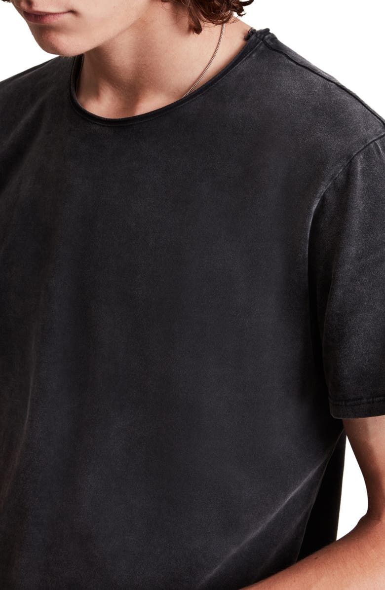 AllSaints Bodega Solid Crewneck T-Shirt, Alternate, color, 