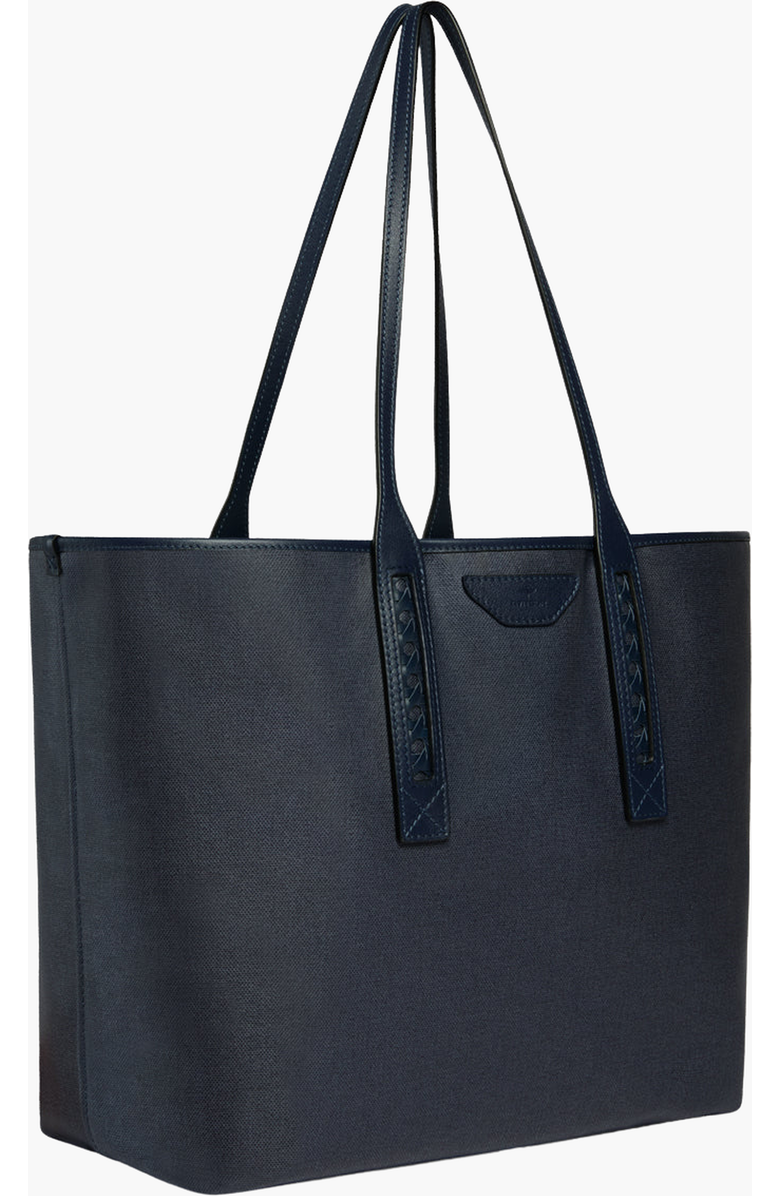 Aviteur Newport Supple Canvas Water-Resistant Tote Bag, Alternate, color, Blu Nautico