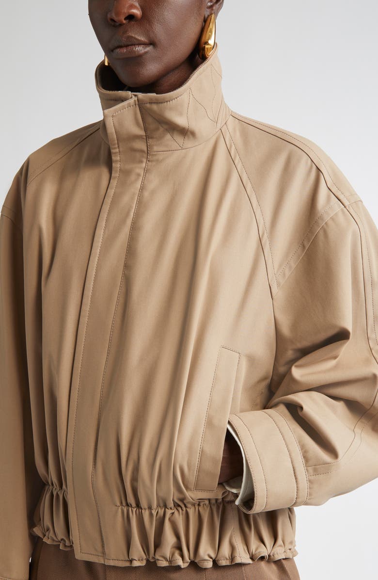Bottega Veneta Oversize Cotton Twill Jacket, Alternate, color, 