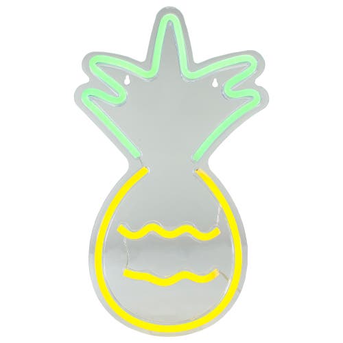 Northlight 16" Yellow And Green Pineapple Led Neon Wall Sign In Yellow