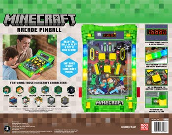 MINECRAFT Arcade Pinball - Overworld - Lights & Sounds Tabletop