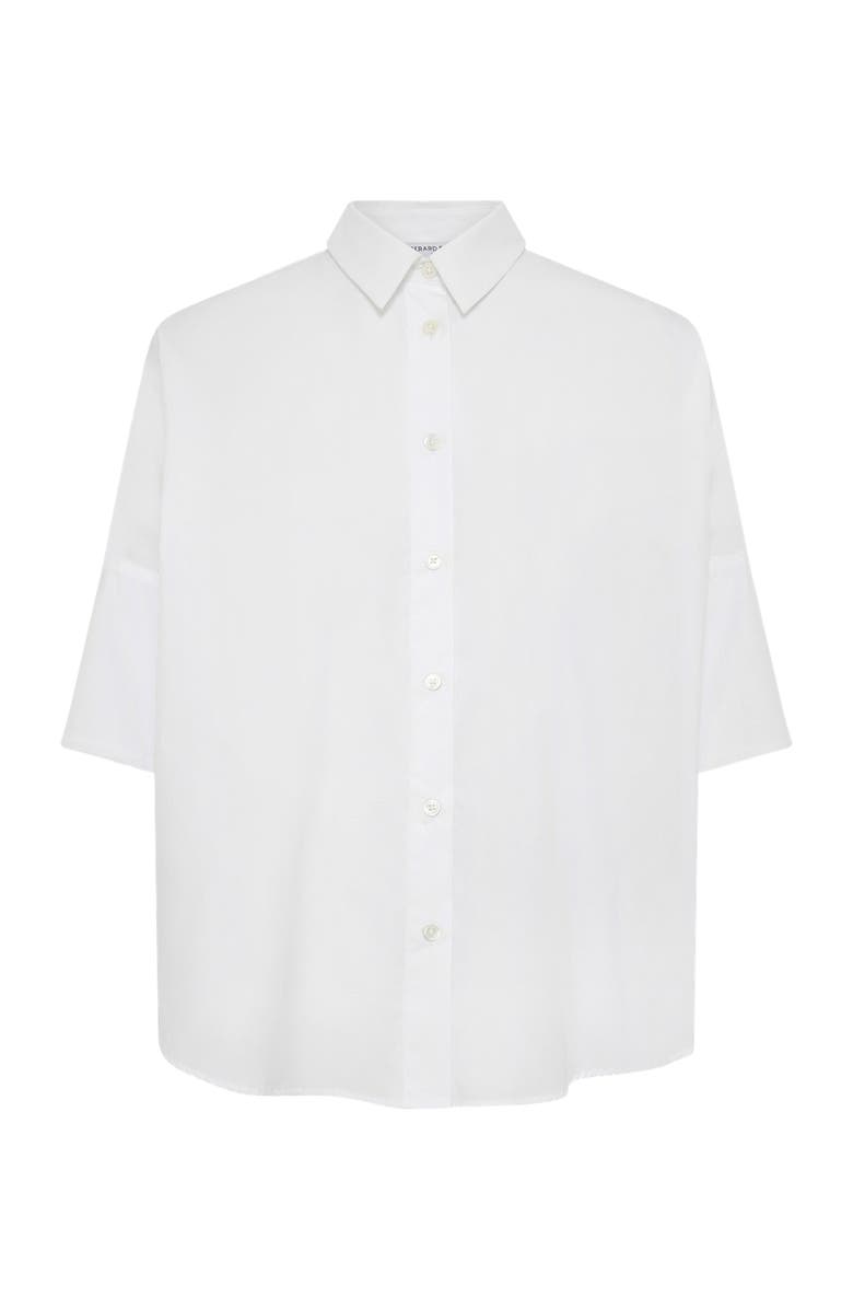 GERARD DAREL Nara Oversized Short Sleeve Shirt, Alternate, color, White