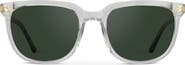 WMP Eyewear Abner - 52mm Classic Square Polarized Sunglasses