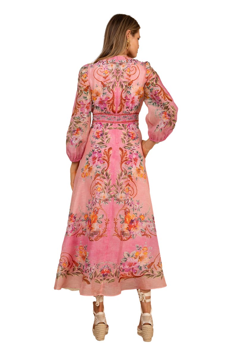 Hale Bob Frida Organza Maxi Dress, Alternate, color, Coral