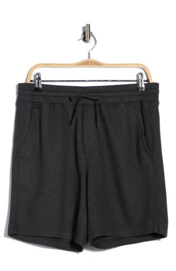 Z By Zella Waffle Knit Shorts In Black