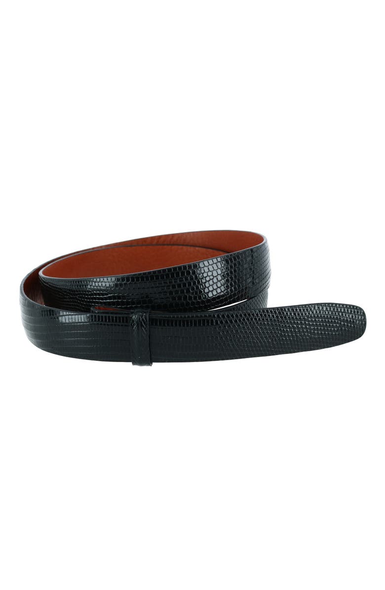 Trafalgar Genuine Lizard 25mm Compression Belt Strap, Main, color, 