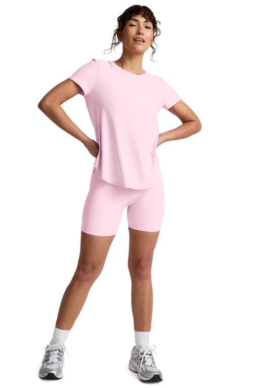 Beyond Yoga On The Down Low T-shirt In Pink