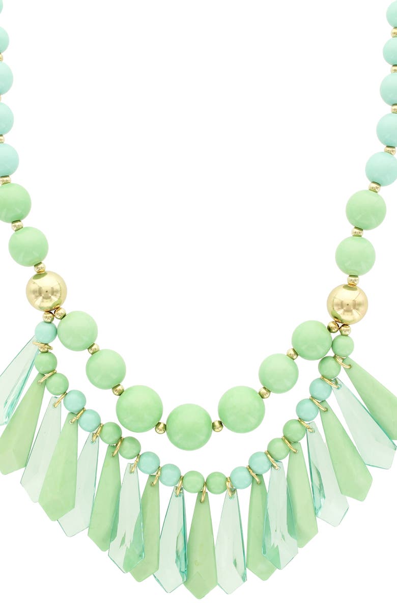 OLIVIA WELLES Mint Mayhem Necklace, Main, color, Gold/ Mint