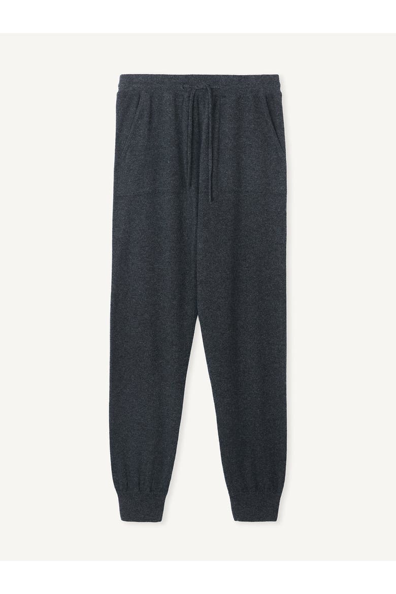 Cuffed Cashmere Jogger, Main, color, charcoal