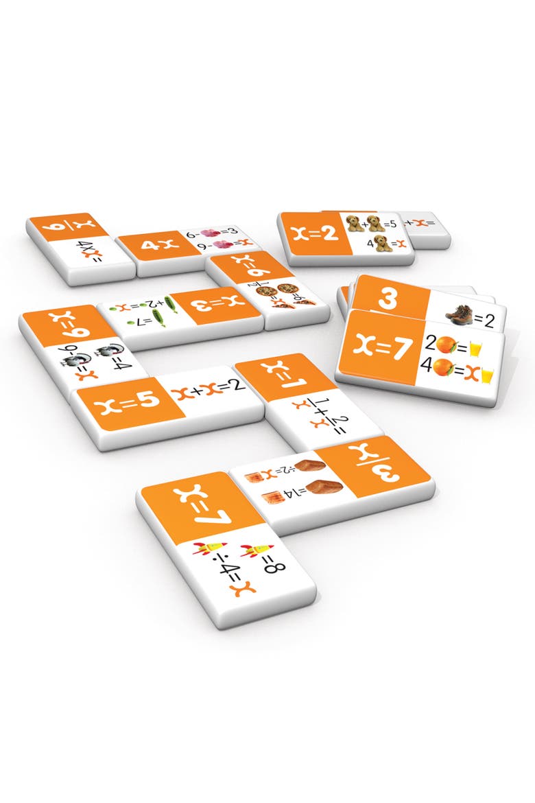 Algebra Dominoes Ages 8+, Main, color, Multicolored