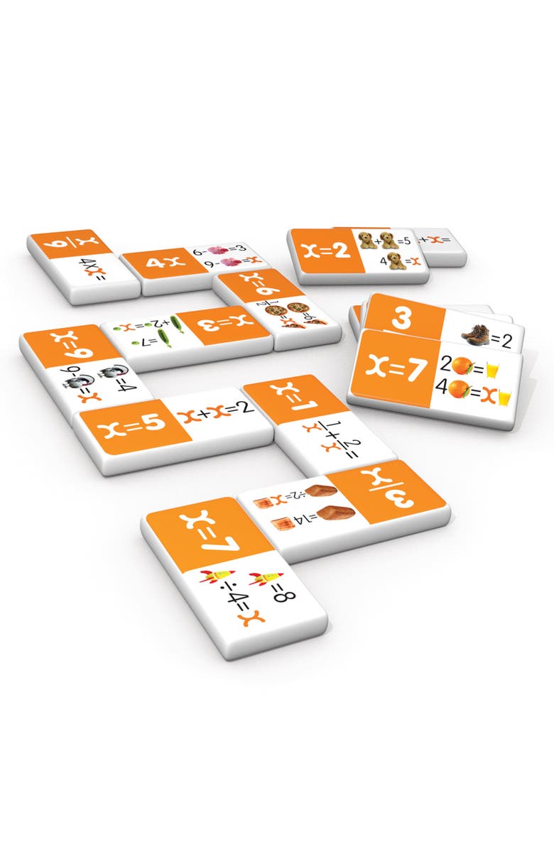 Junior Learning Algebra Dominoes Ages 8+, Main, color, Multicolored