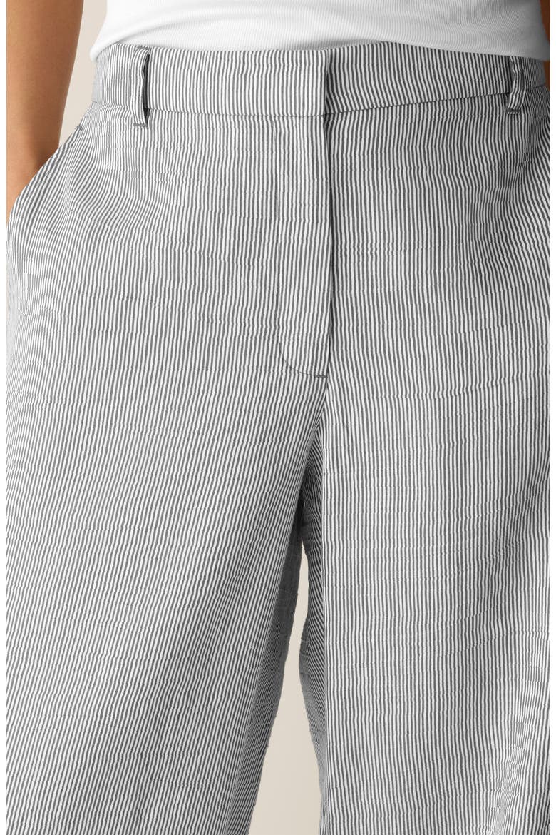 High Waist Linen Blend Wide Leg Pants, Alternate, color, WREN