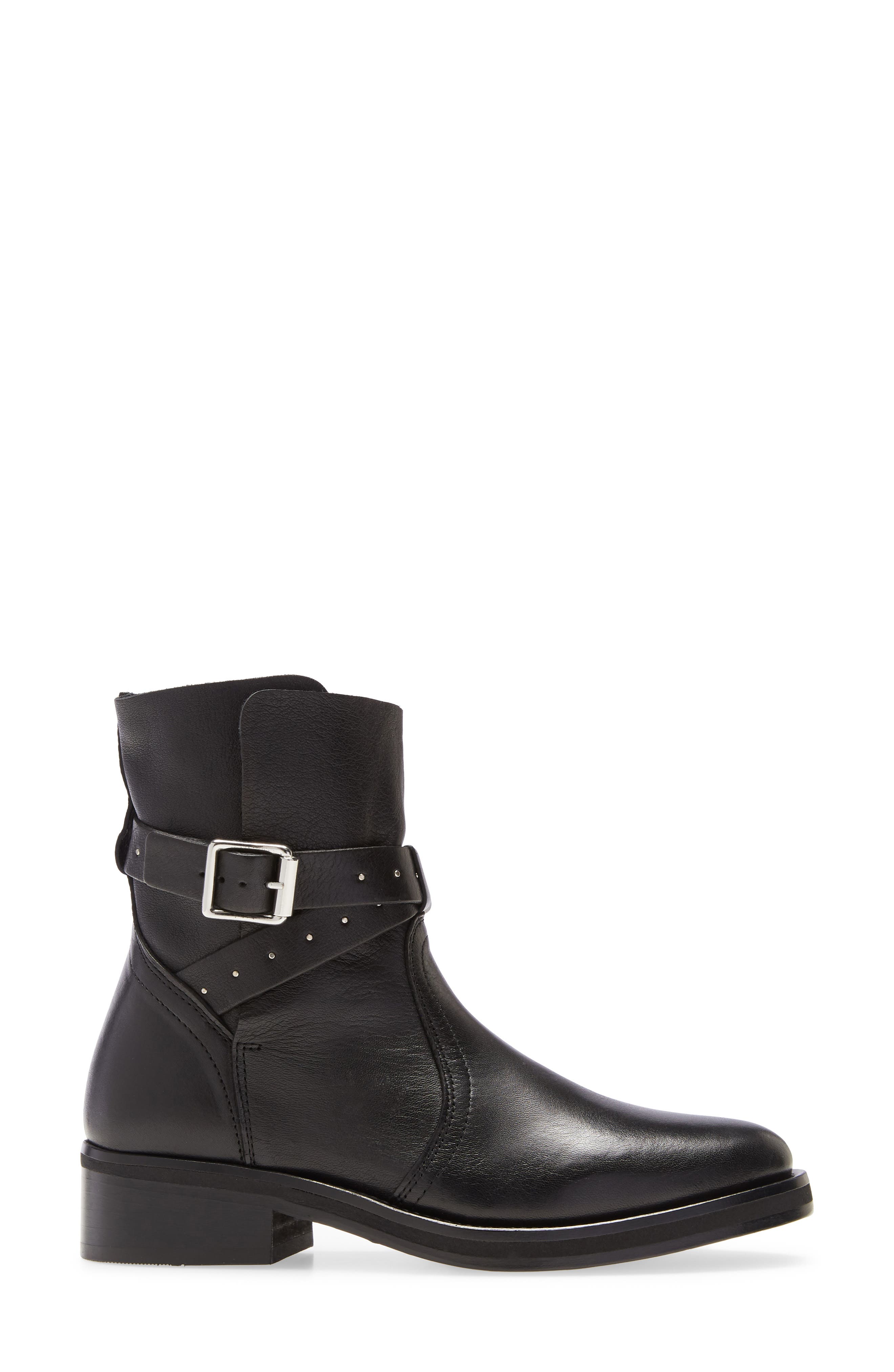 AllSaints Carla Buckle Boot, Alternate, color, 