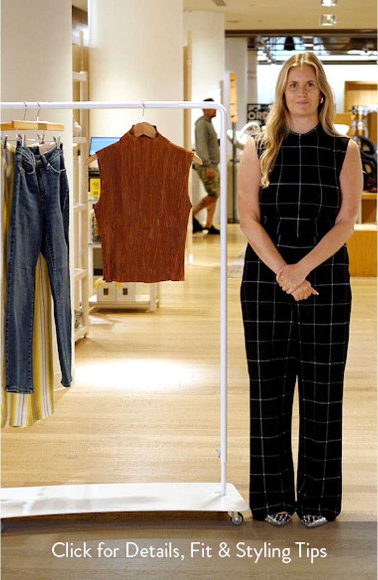 Ford Funnel Neck Plissé Top, sales video thumbnail