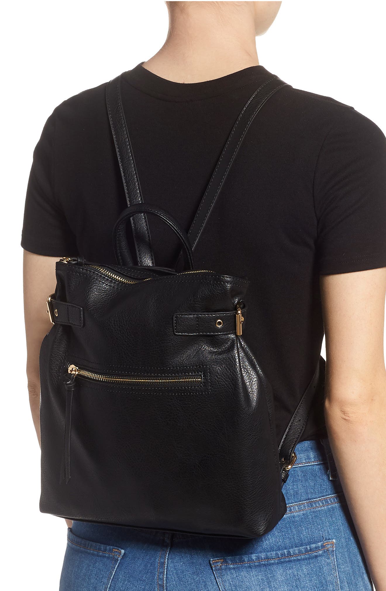 Sole Society Dael Faux Leather Backpack | Nordstrom display picture 3