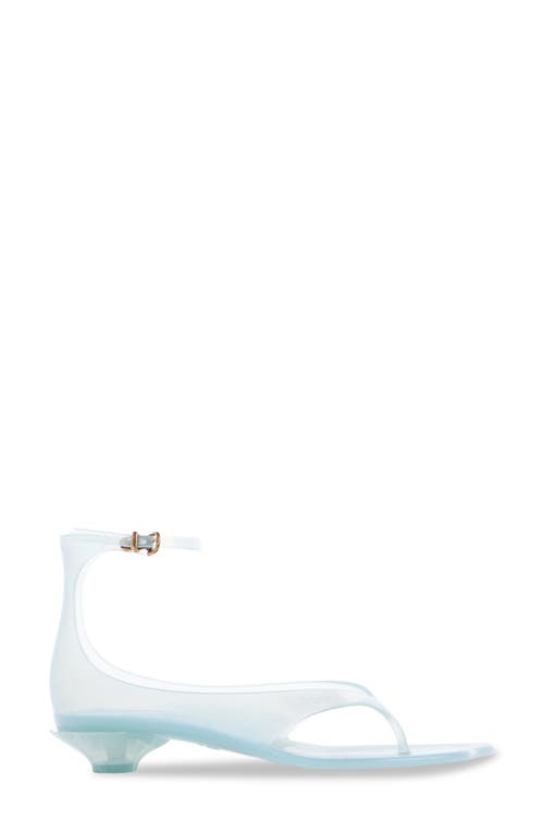 Chloé Jelly Sandals With Ankle Strap And Transparent Design In Spearmint