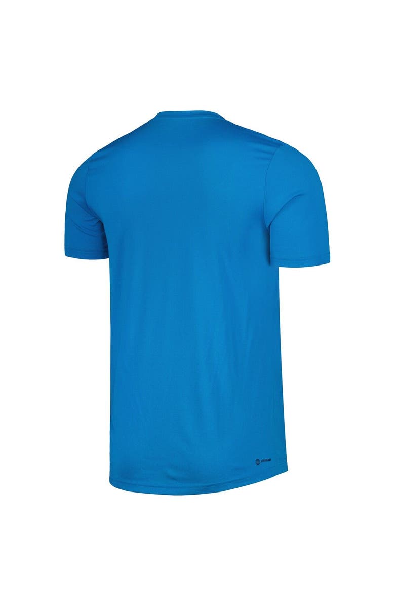 adidas Men's adidas Blue Charlotte FC Club DNA Performance T-Shirt, Alternate, color, Blue