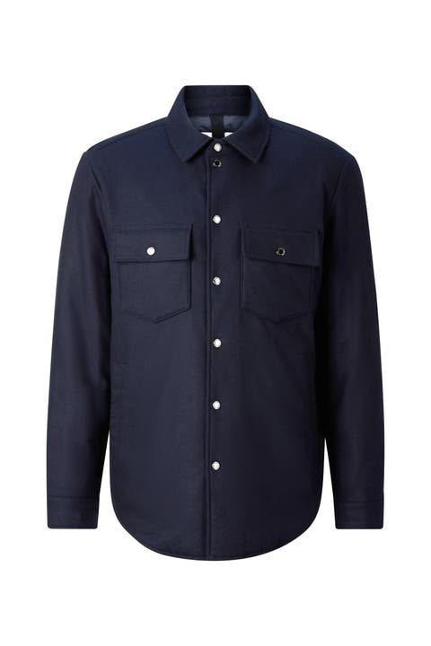Olli Wool Mix Shirt Jacket