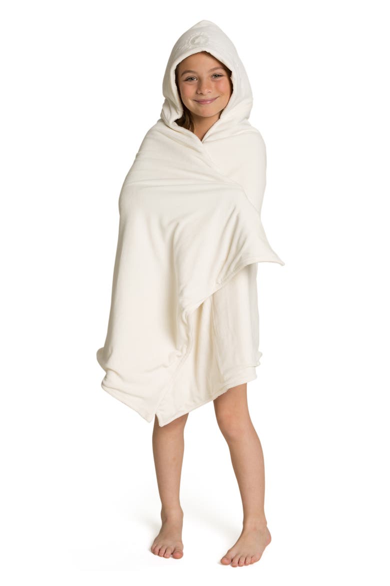 Kids' Hooded Towel, Alternate, color, CREAM-STAR