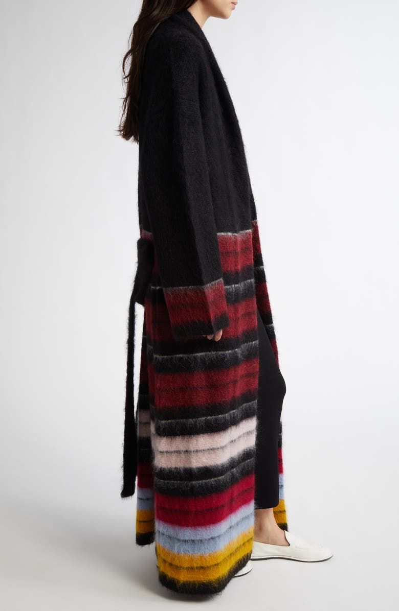 ZANKOV Justin Stripe Longline Cardigan, Alternate, color,