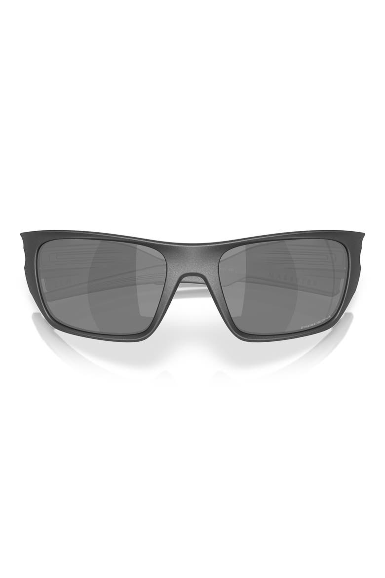 60mm Prizm™ Polarized Rectangular Sunglasses, Alternate, color, GREY