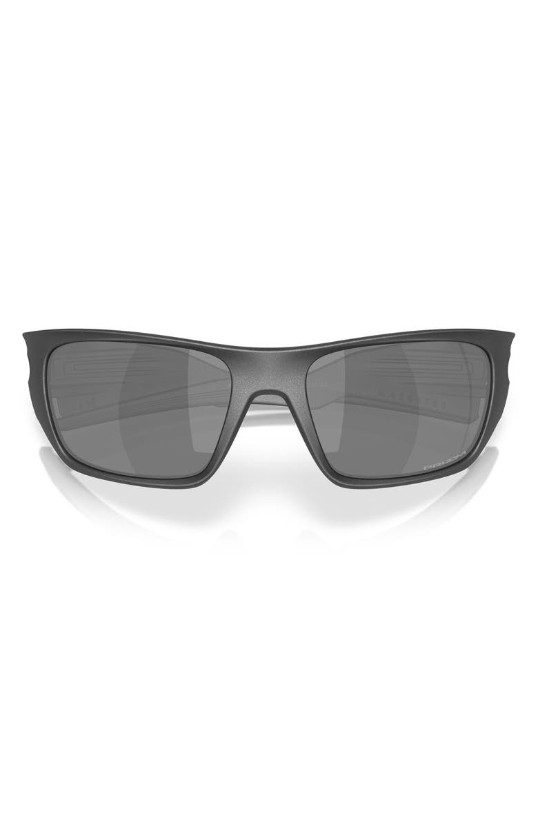 Oakley 60mm Prizm<sup>™</sup> Polarized Rectangular Sunglasses, Alternate, color, Grey