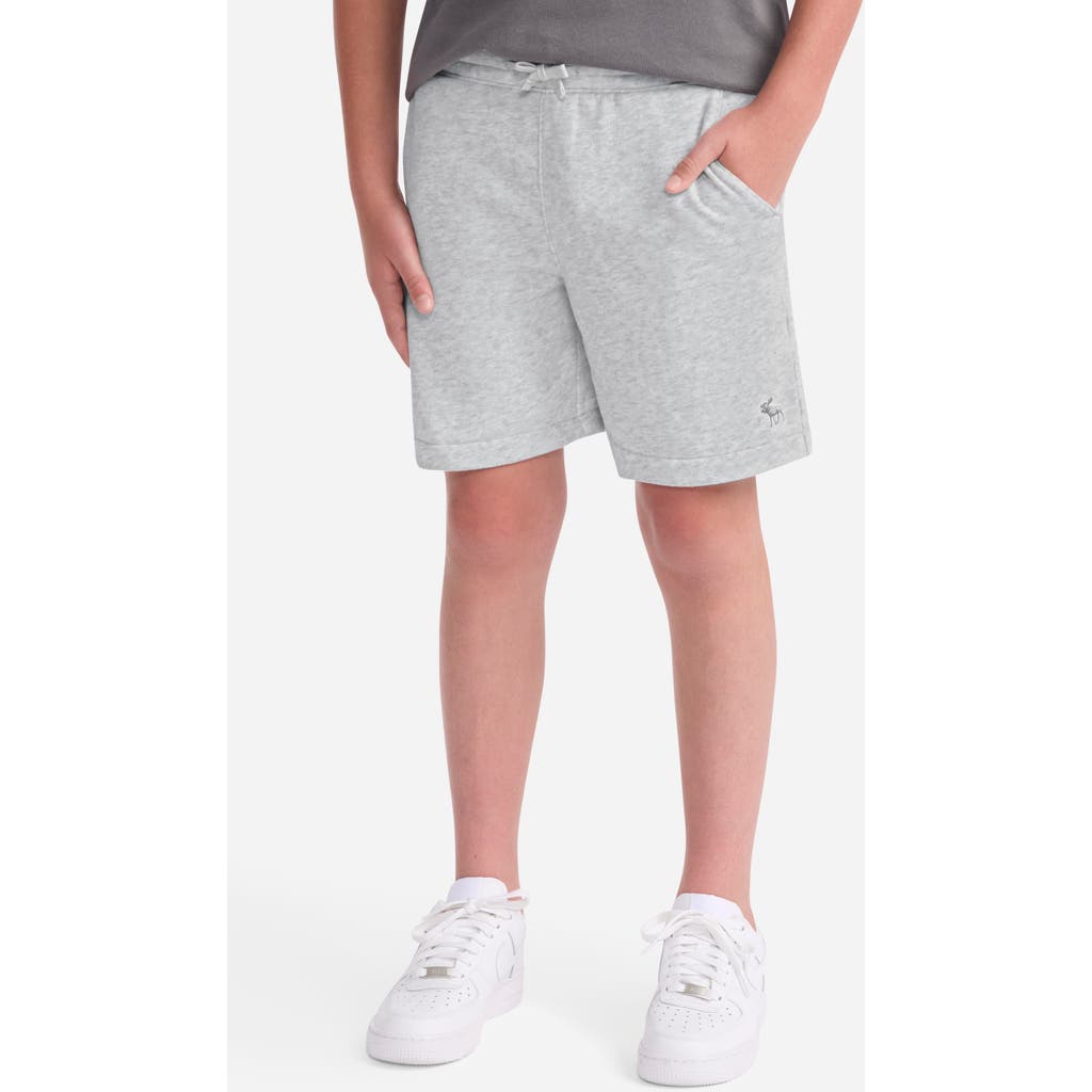 Abercrombie Kids Kids' Essential Fleece Shorts In Gray