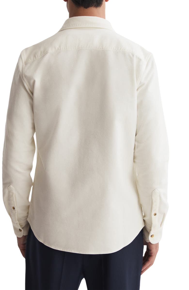Reiss Cialini Stretch Cotton Twill Button-Up Shirt, Alternate, color, 