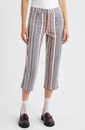 Damson Madder Gaia Stretch Organic Cotton Capri Pants