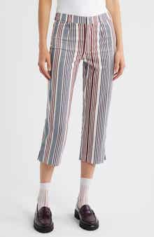 Damson Madder Gaia Stretch Organic Cotton Capri Pants
