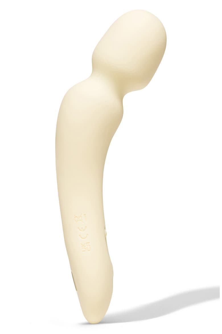 Min Mini Wand Vibrator, Alternate, color, BUTTER