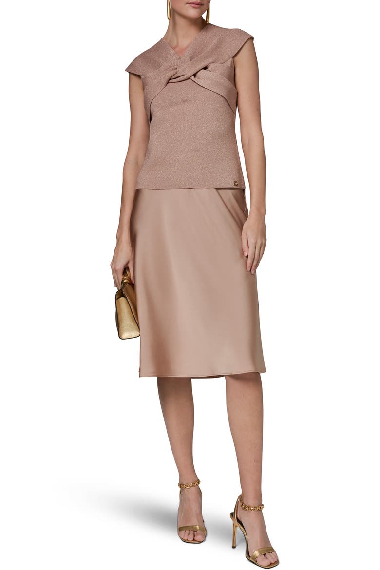 Crisscross Metallic Tank, Alternate, color, UMBRIA ROSE GOLD