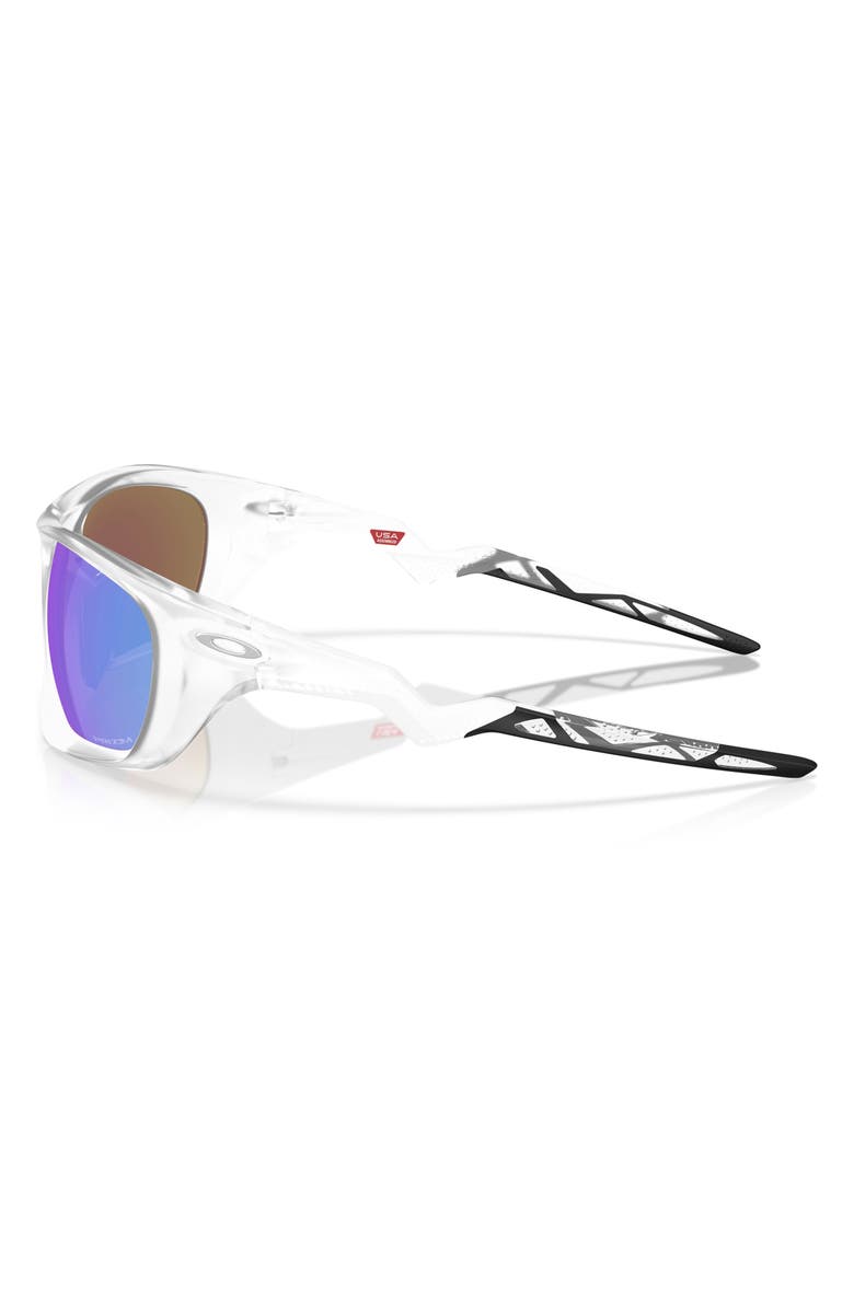 Oakley Lateralis 60mm Prizm<sup>™</sup> Polarized Rectangular Sunglasses, Alternate, color, Sapphire