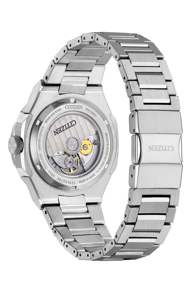 Citizen Series8 880 GMT Automatic Bracelet Watch, 41mm, Alternate, color, Silver-Tone