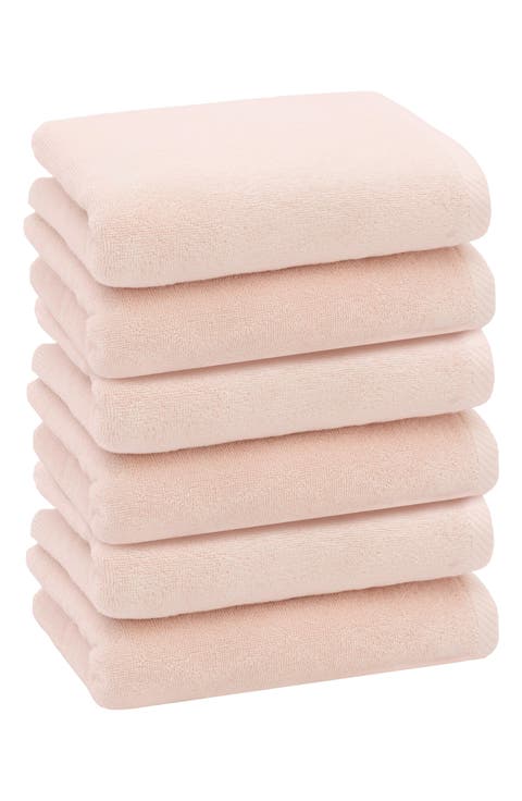 6-Pack Ediree Cotton Hand Towel Set