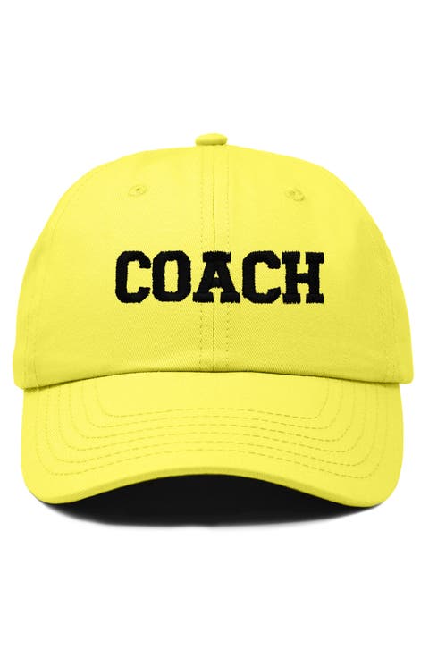 Coach Embroidered Sports Dad Cap