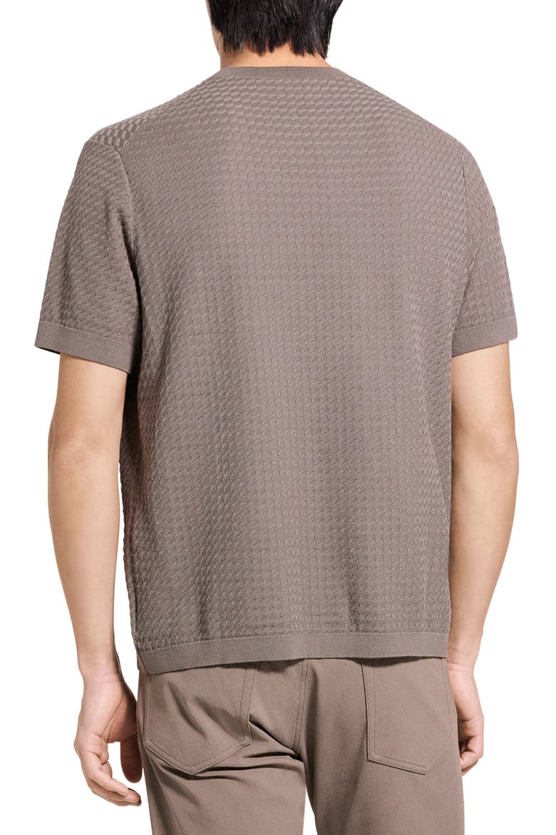Damian Tactile Crewneck T-Shirt, Alternate, color, MOREL