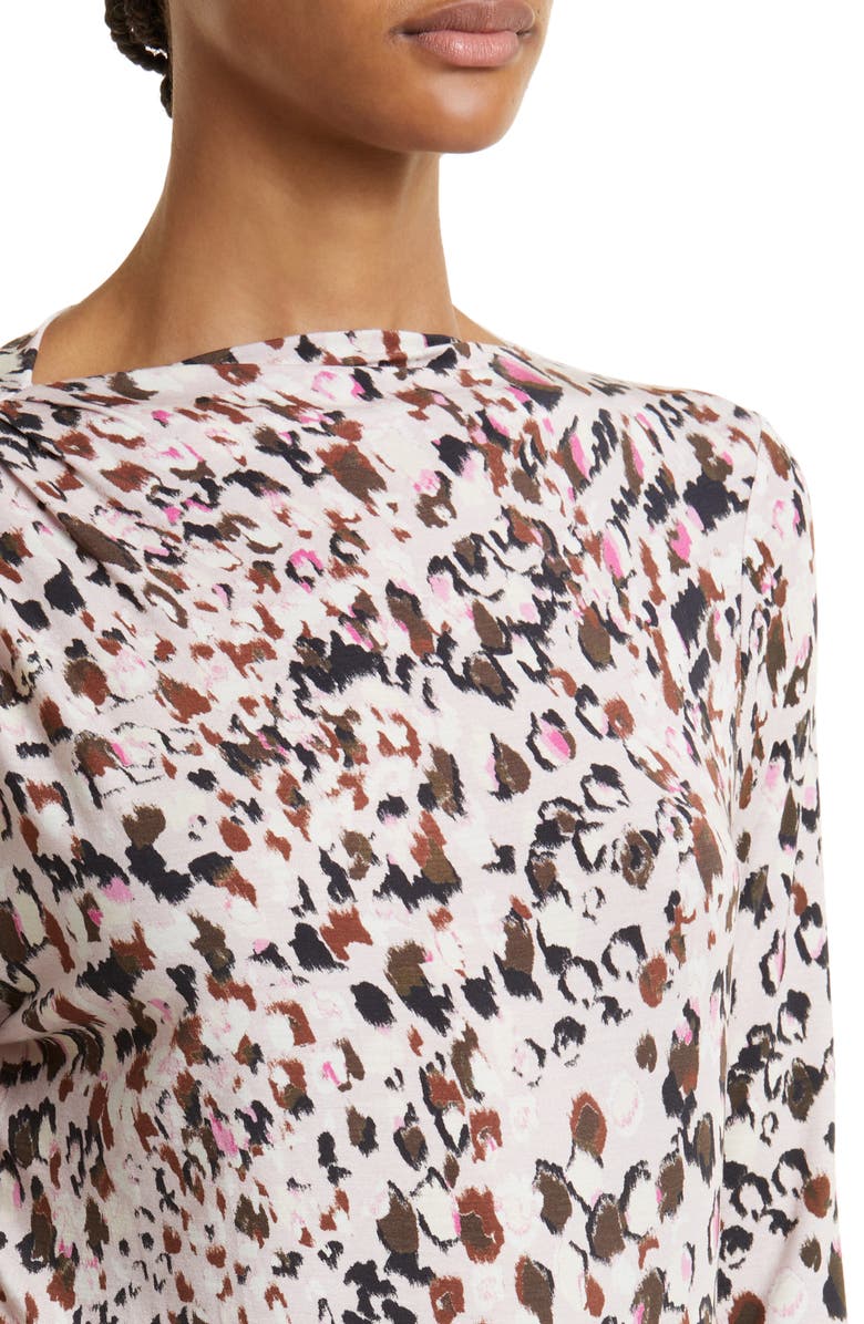 Ted Baker London Eyleen Print Knit Top, Alternate, color, 