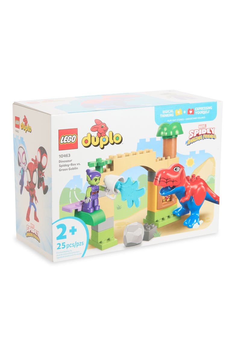 2+ Dinosaur Spidey-Rex vs. Green Goblin Building Set - 10463, Alternate, color, MULTI