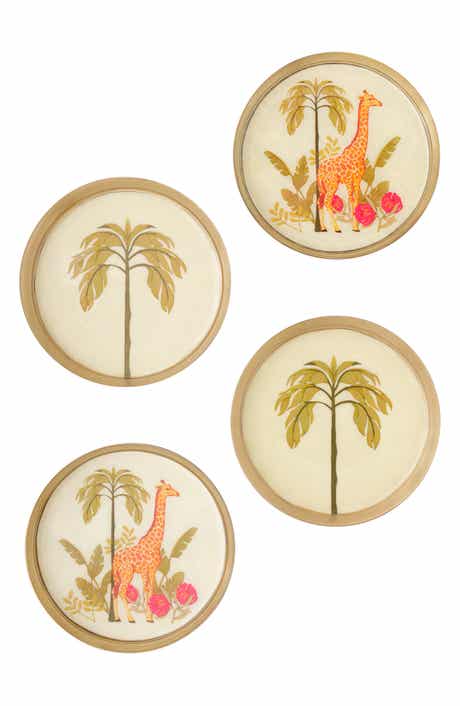 Tiramisu Set of 4 Metal Coasters