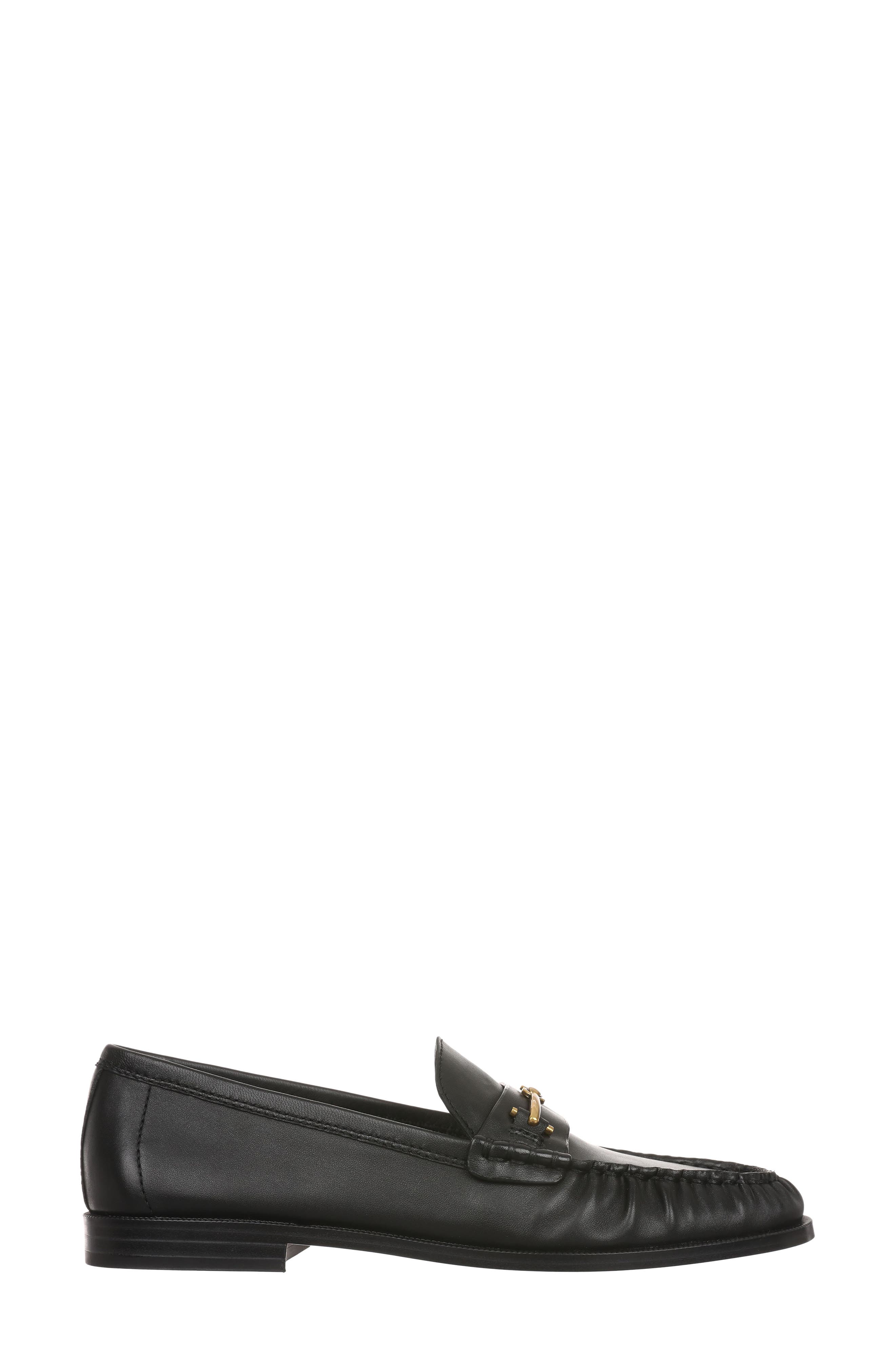 Sylvie Loafer, Alternate, color, BLACK