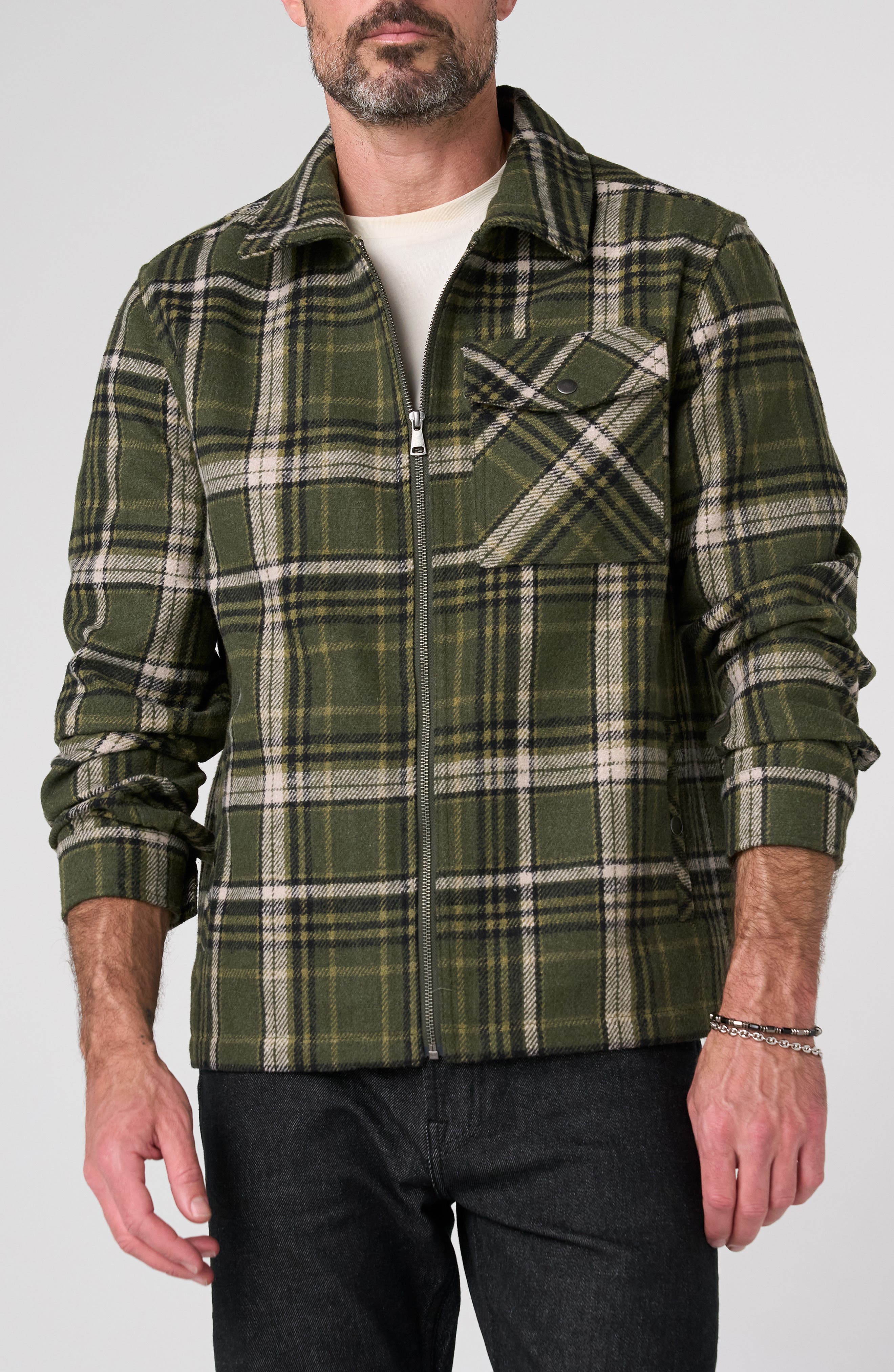 selected OLIVE/ BLACK MLT