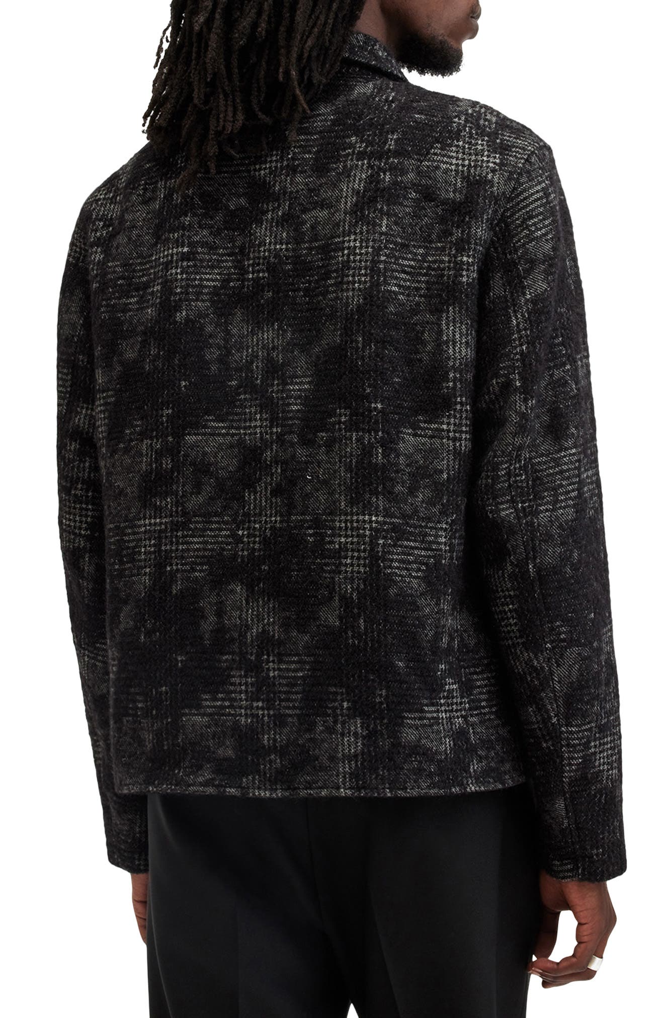 Keller Plaid Textured Zip-Up Jacket - image 2