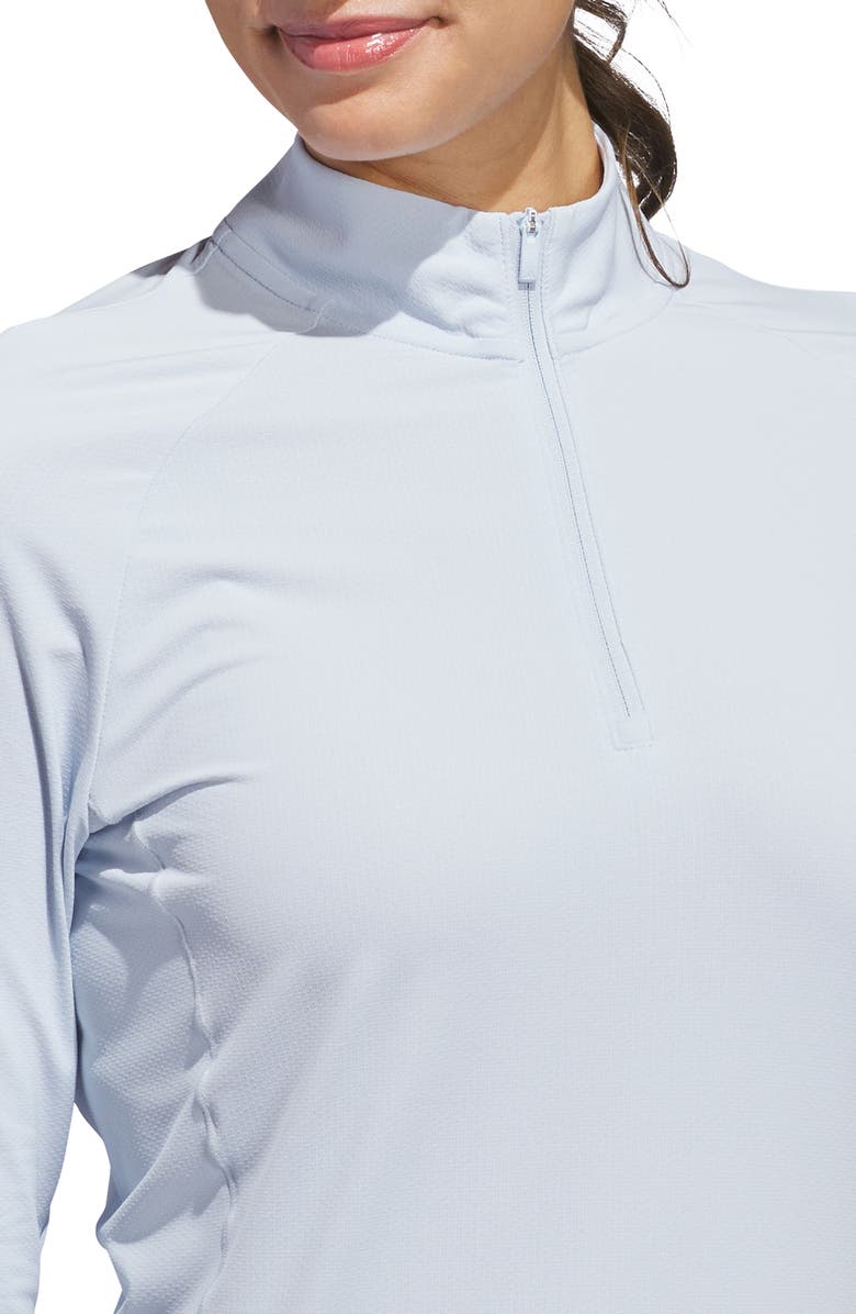 adidas Ultimate Solid Quarter Zip Pullover, Alternate, color, Blue